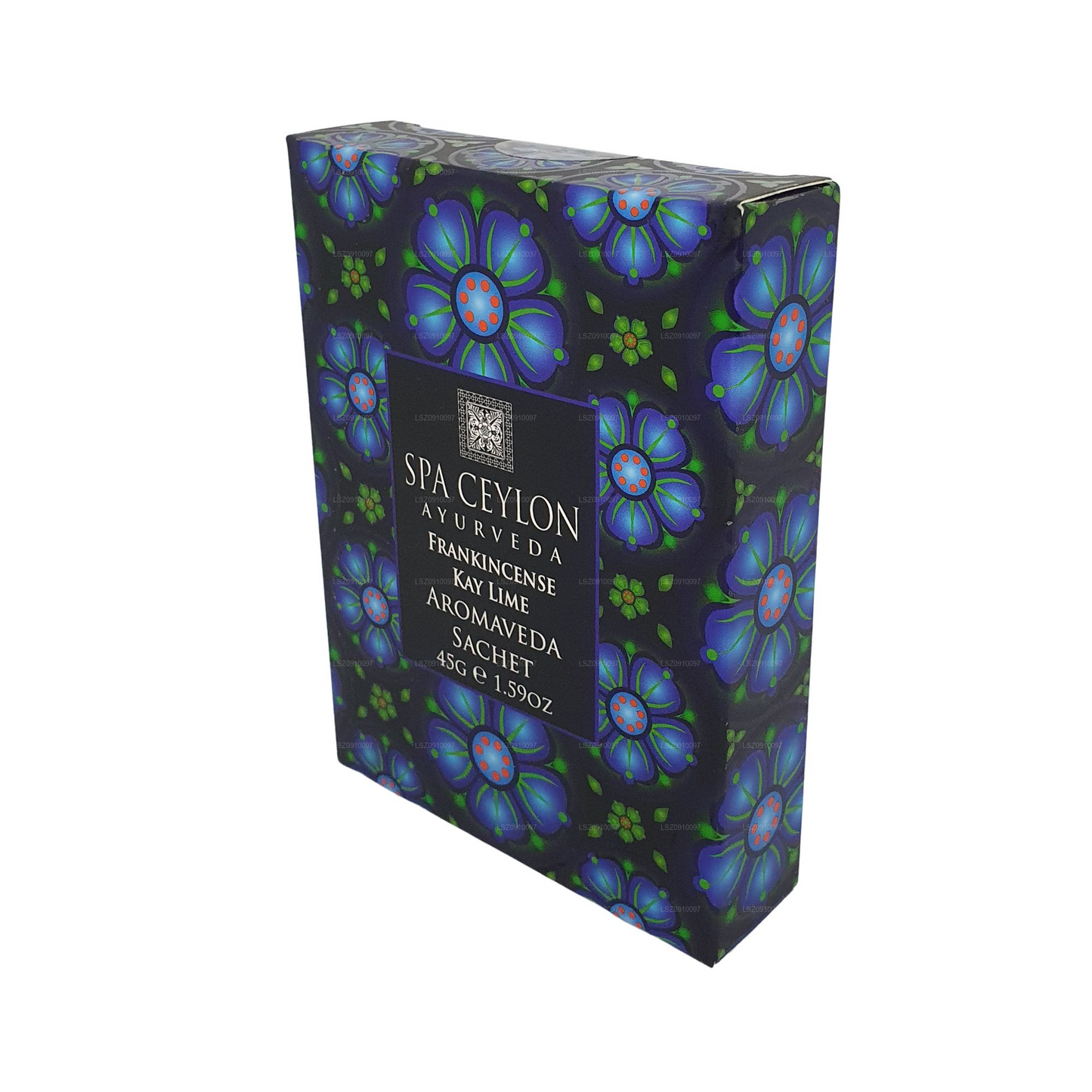 spa ceylon frankincense kay lime aromaveda sachet (45g)