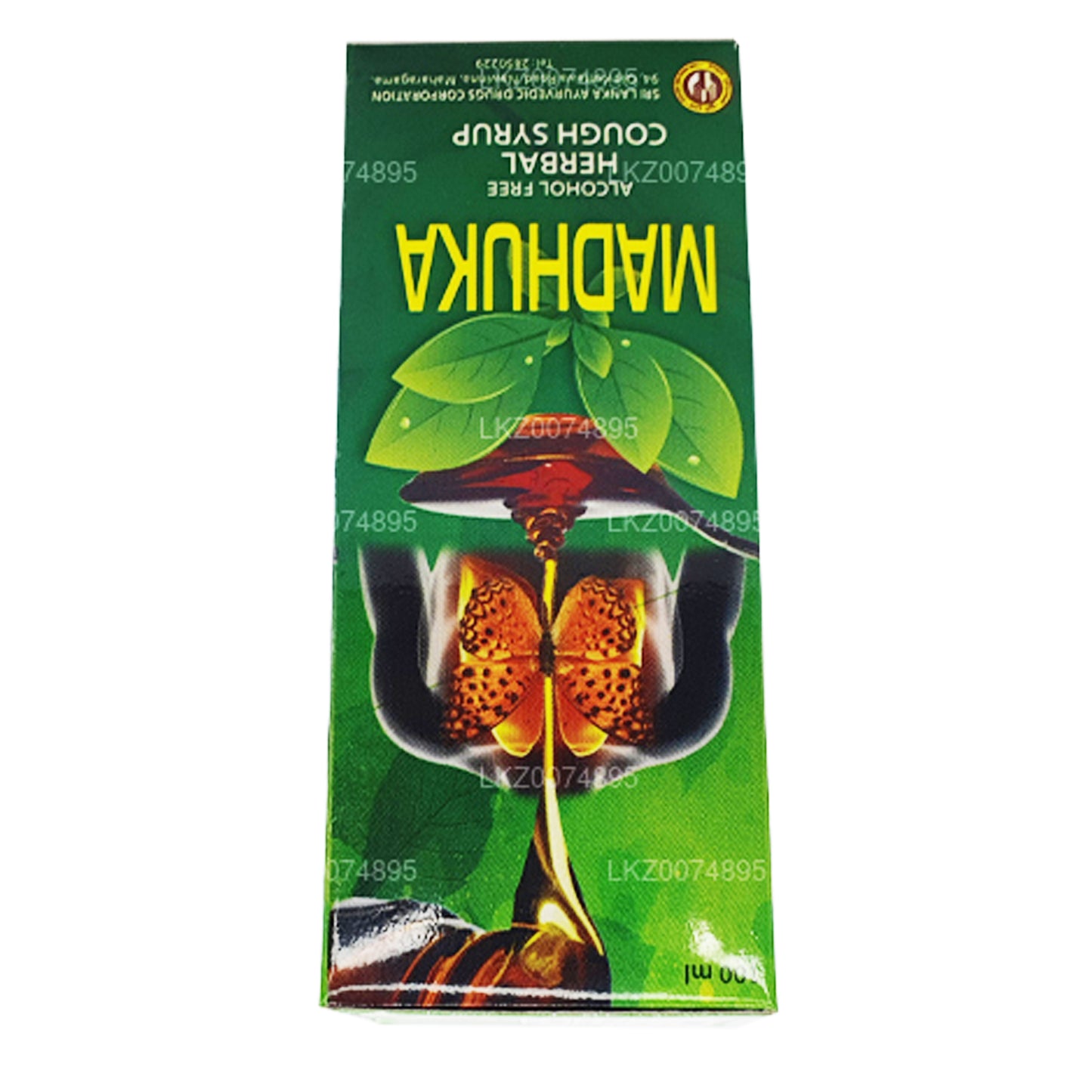 Sirope herbal para la tos SLADC Madhuka (100 ml)
