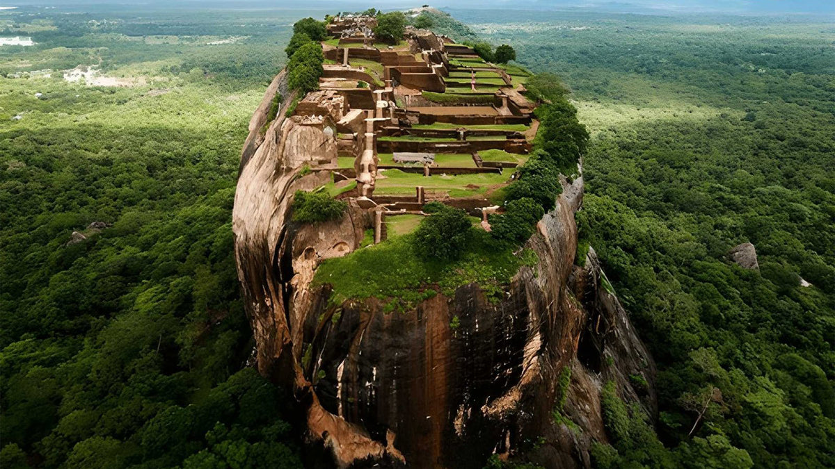 Sigiriya and Dambulla Cave from Ahungalla