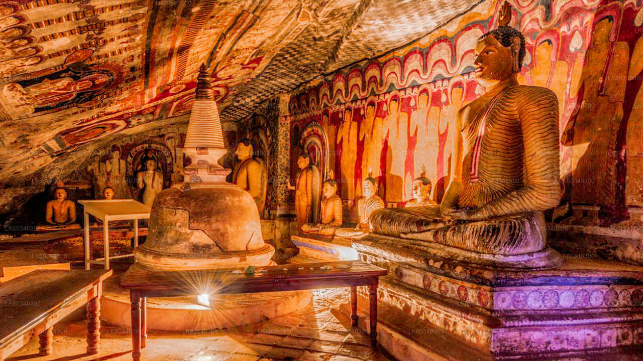 Sigiriya Rock and Dambulla from Panadura