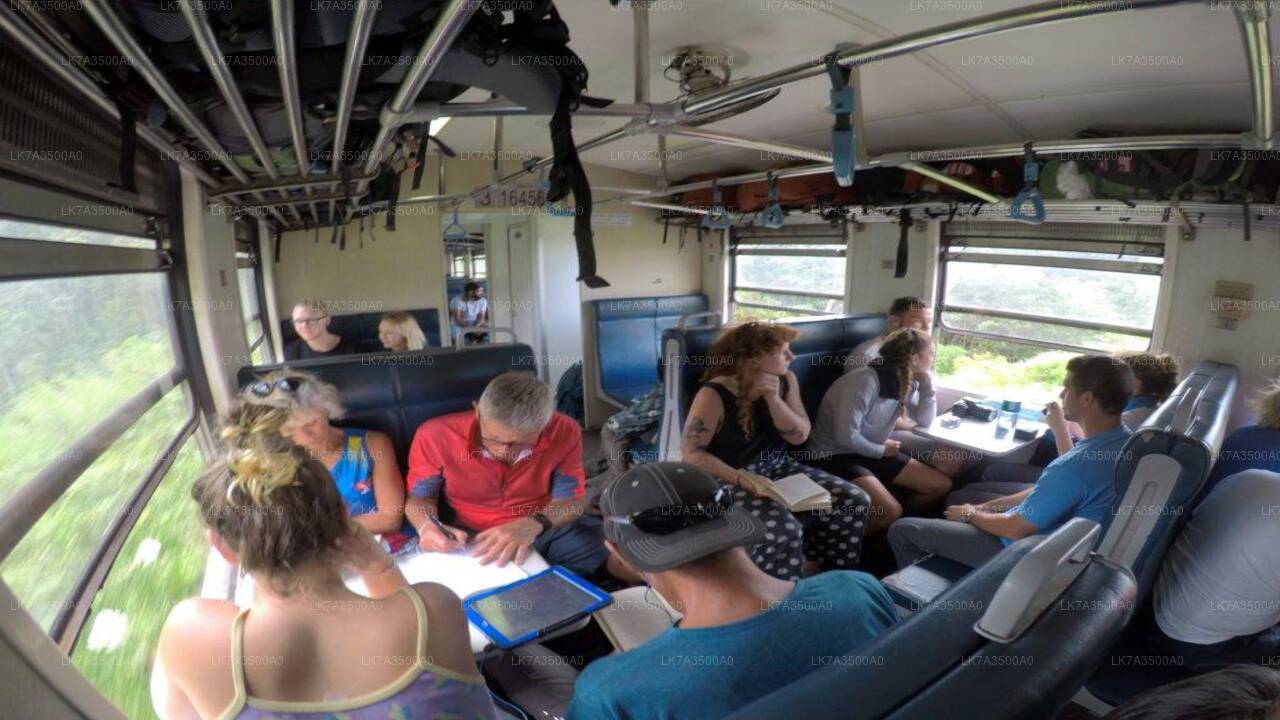 Kandy to Ella train ride on (Train No: 1005 "Podi Menike")