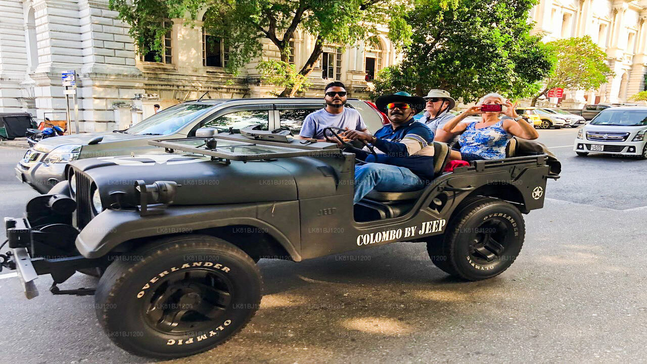 Colombo City Tour by Land Rover Series 1 Jeep from Colombo Seaport