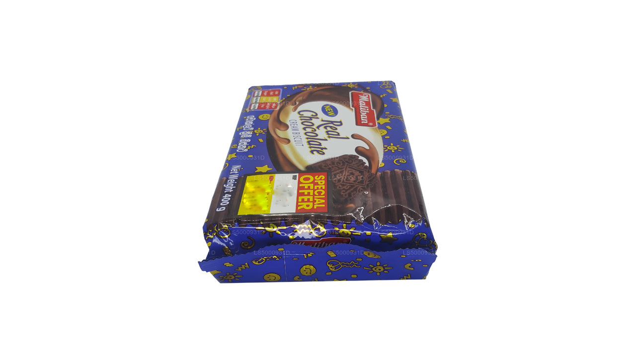 말리반 리얼 초콜릿 크림 비스킷 (400g)