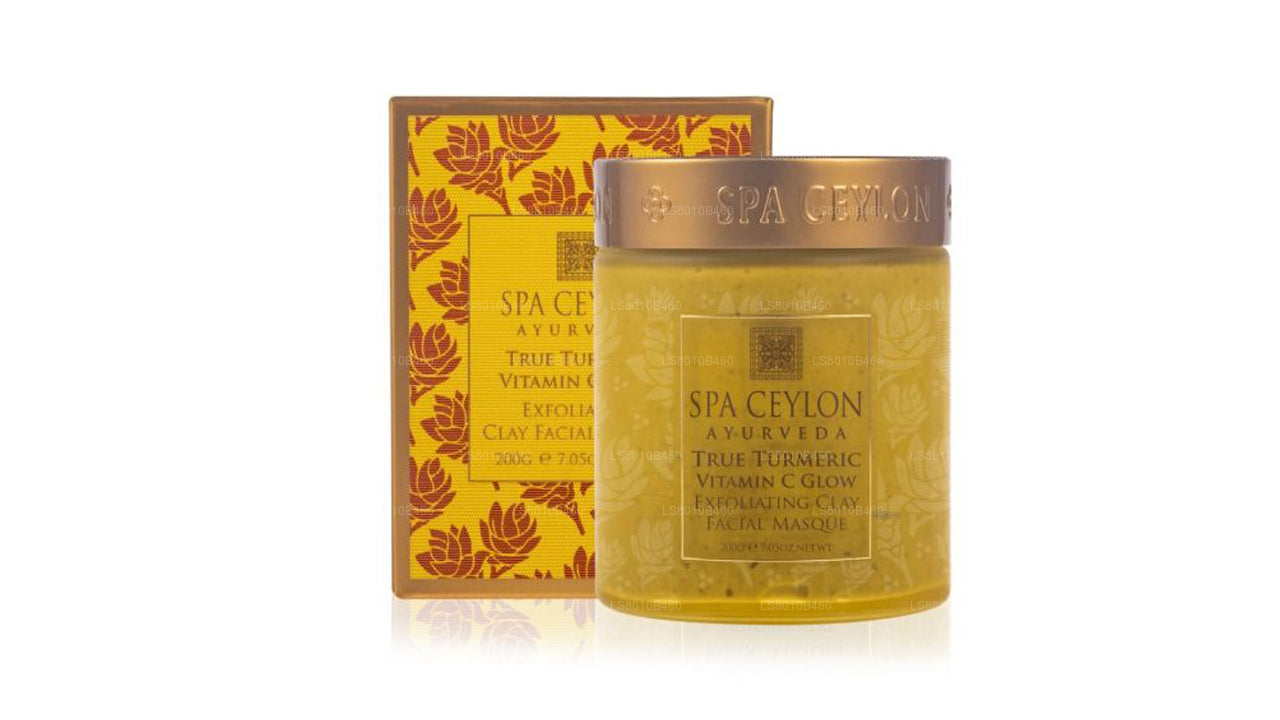 Spa Ceylon True Turmeric Vitamin C Glow Exfoliating Clay Facial Masque (100g)