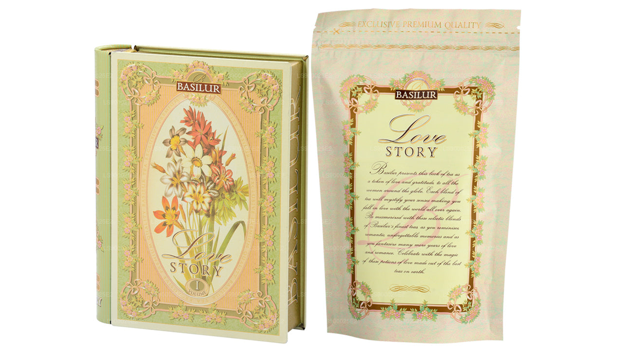 Basilur Theeboek „Love Story - Volume I” (100 g) Caddy