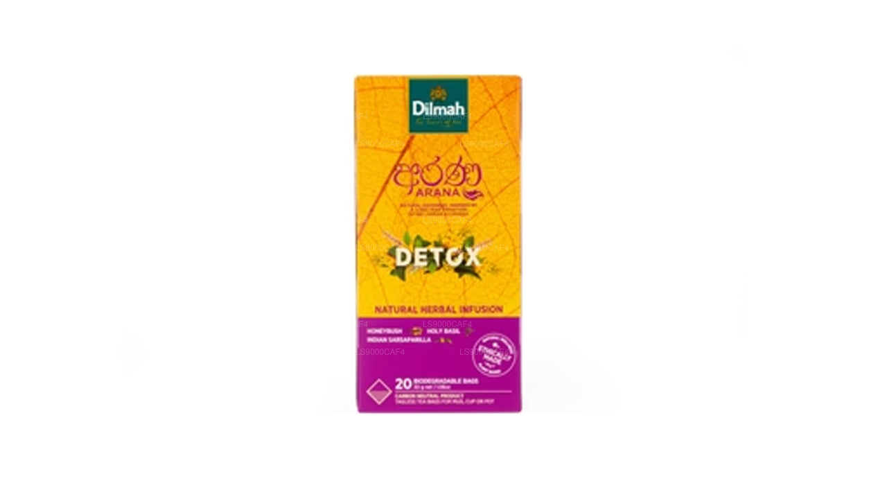 Dilmah Arana Detox Natural Herbal Infusion (20 Tagless Tea Bags)